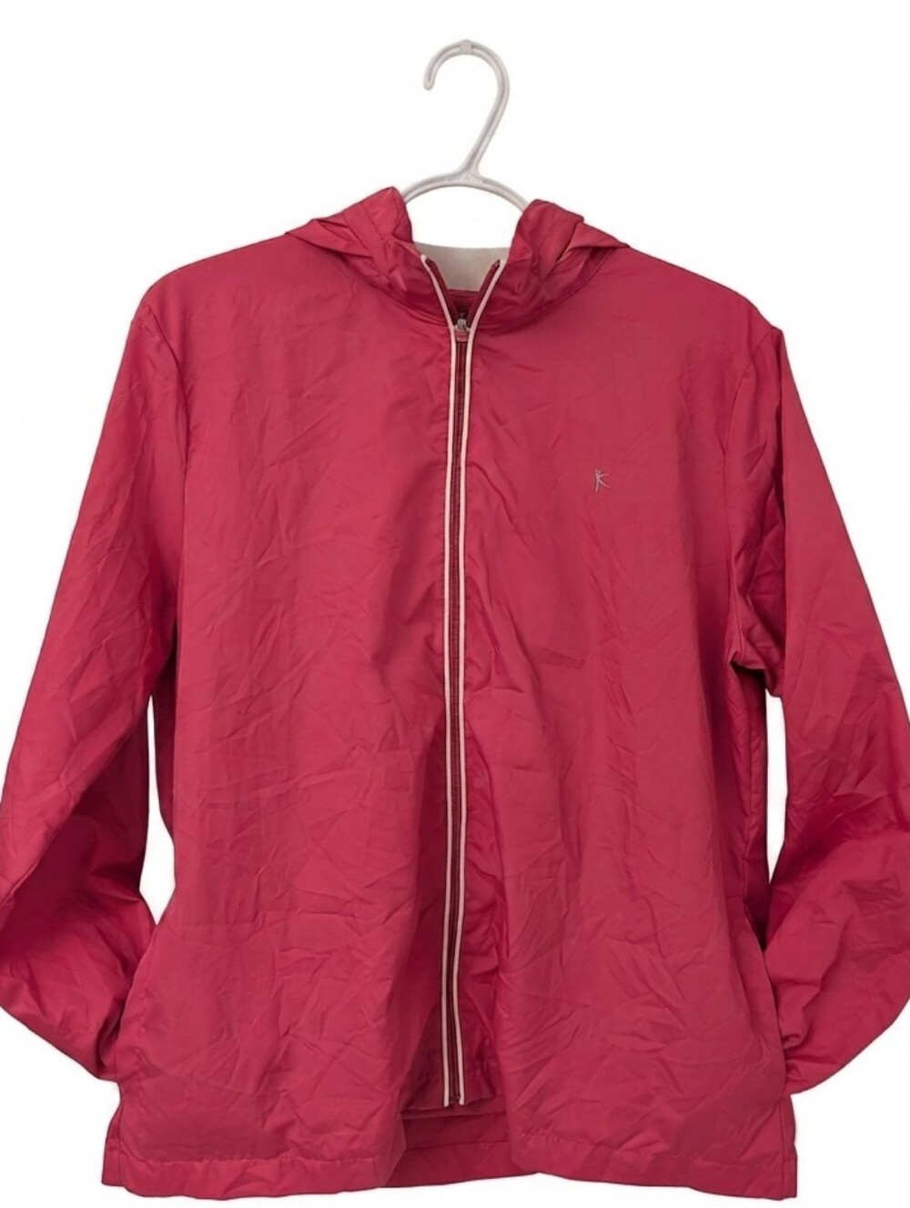 Women's Lightweight Beetroot Purple Hooded Jacket – Size XL 15-17